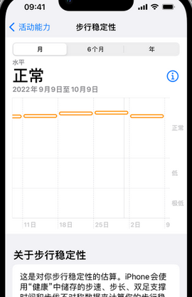 肃南iPhone手机维修如何在iPhone开启'步行稳定性通知'