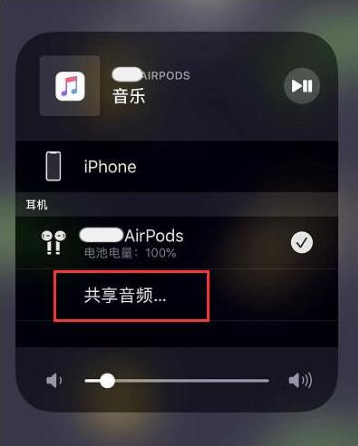 肃南苹果14音频维修点分享iPhone14音频共享设置方法 