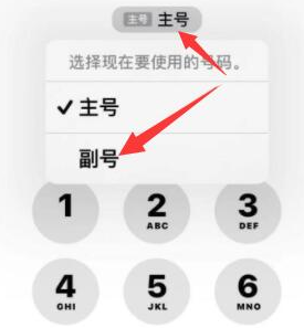 肃南苹果14维修店分享iPhone 14 Pro Max使用副卡打电话的方法 