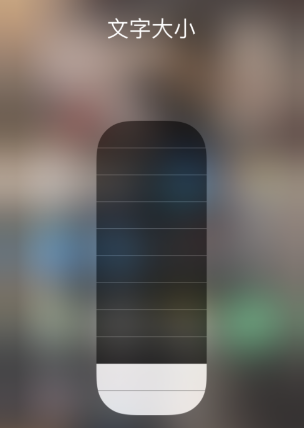 肃南苹果手机维修分享小技巧：在 iPhone 控制中心快速调节字体大小 