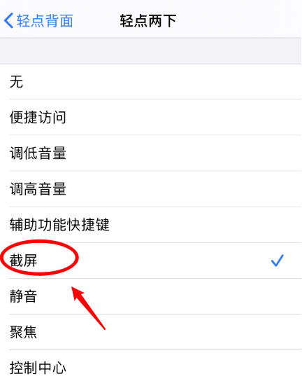 肃南苹果手机维修分享iPhone12如何启用双击截屏 